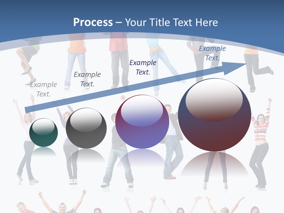 Message Person Glad PowerPoint Template