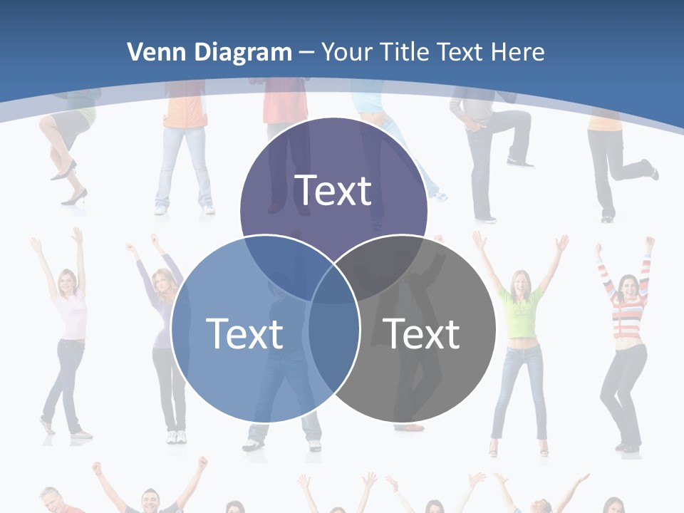 Message Person Glad PowerPoint Template