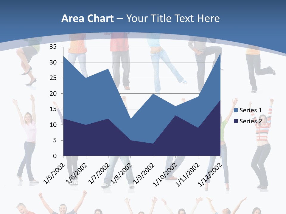 Message Person Glad PowerPoint Template