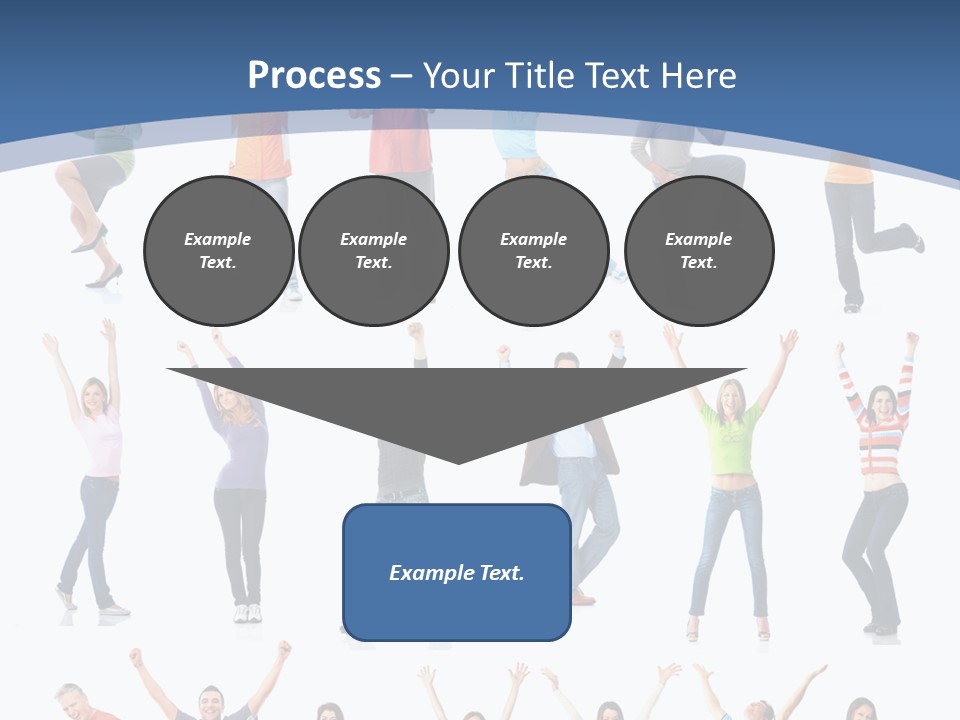 Message Person Glad PowerPoint Template