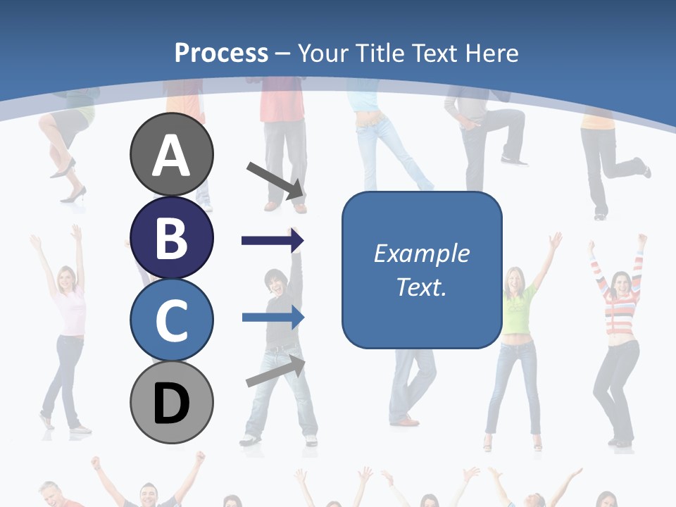 Message Person Glad PowerPoint Template