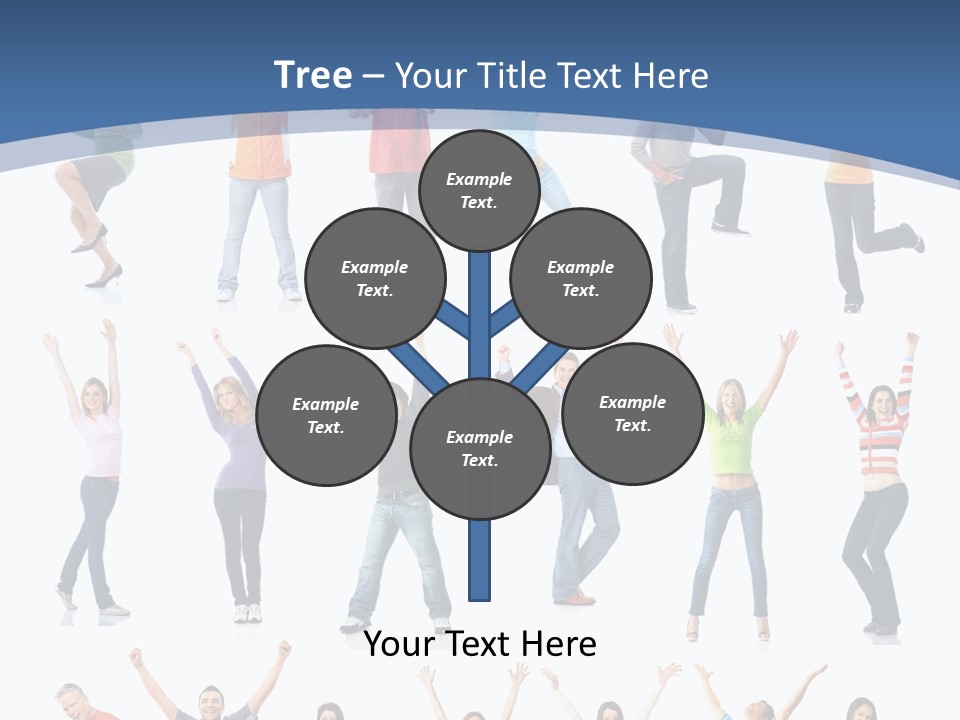 Message Person Glad PowerPoint Template