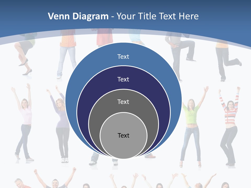 Message Person Glad PowerPoint Template