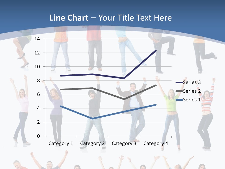 Message Person Glad PowerPoint Template