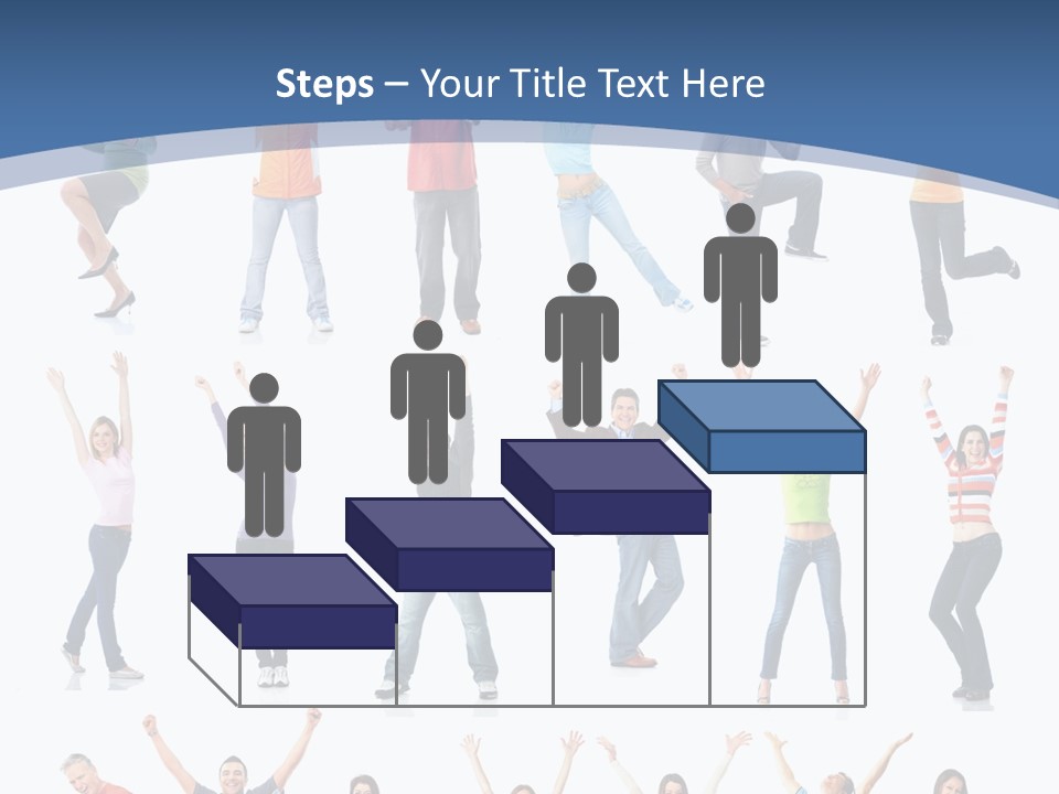 Message Person Glad PowerPoint Template