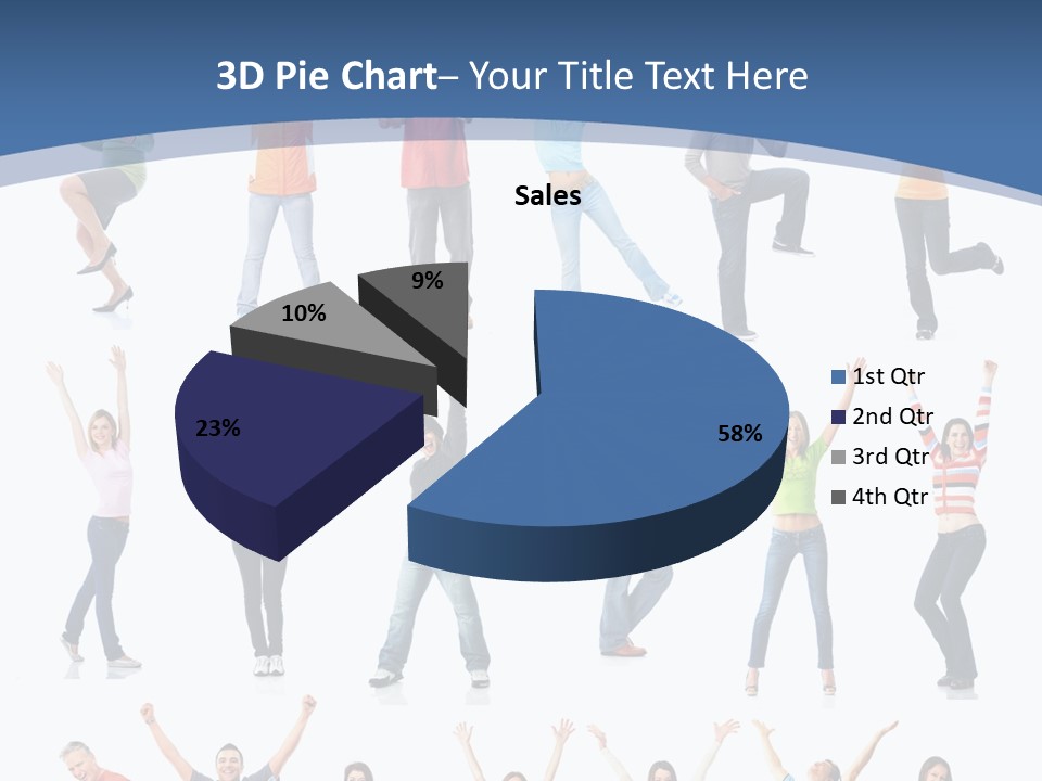 Message Person Glad PowerPoint Template
