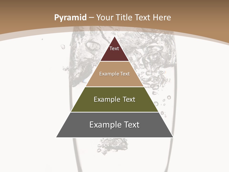 Cold Droplets White Background PowerPoint Template