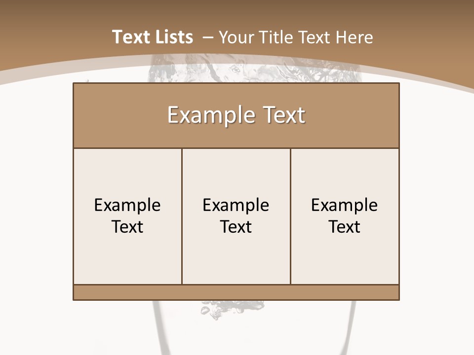 Cold Droplets White Background PowerPoint Template