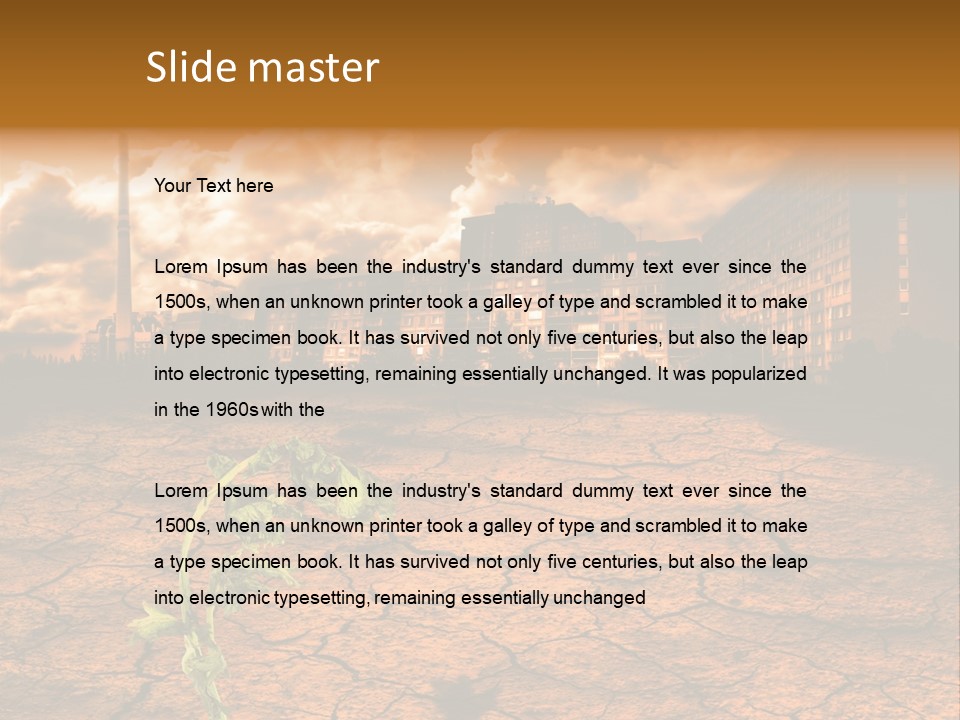 Soil Texture Split PowerPoint Template