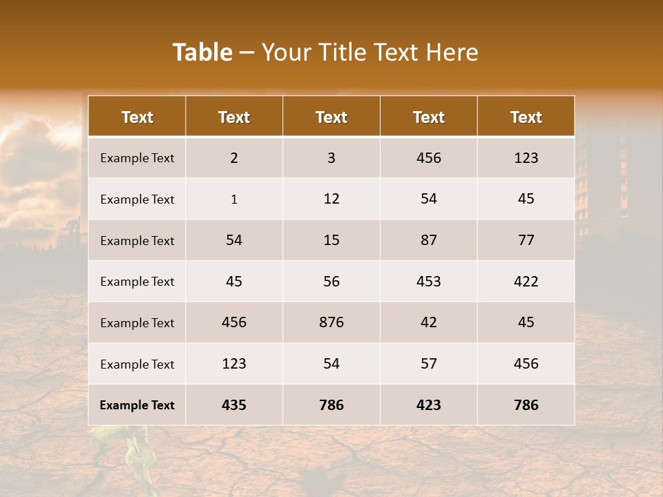 Soil Texture Split PowerPoint Template