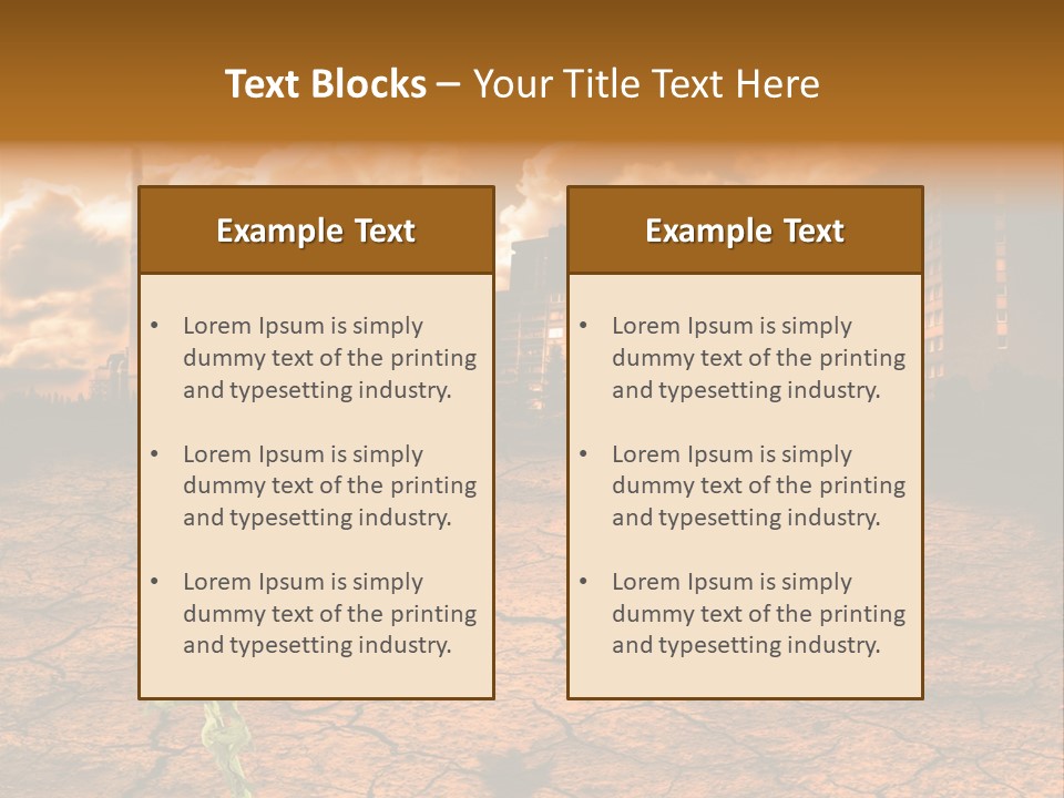Soil Texture Split PowerPoint Template