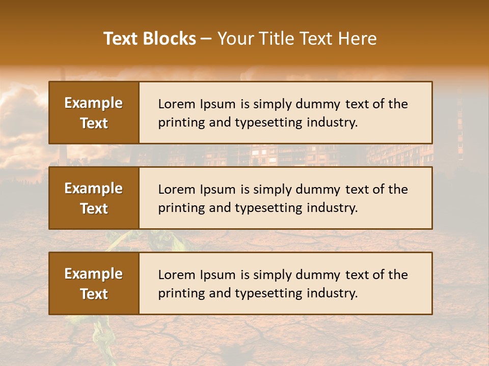 Soil Texture Split PowerPoint Template