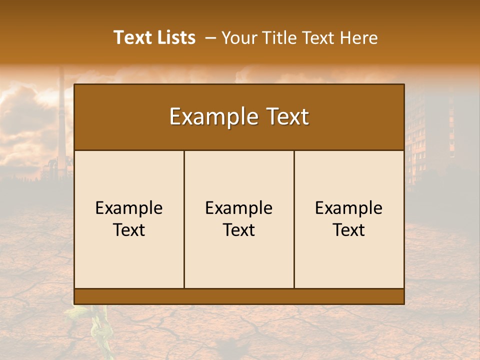 Soil Texture Split PowerPoint Template