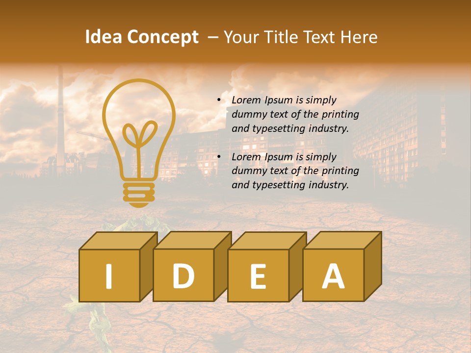 Soil Texture Split PowerPoint Template