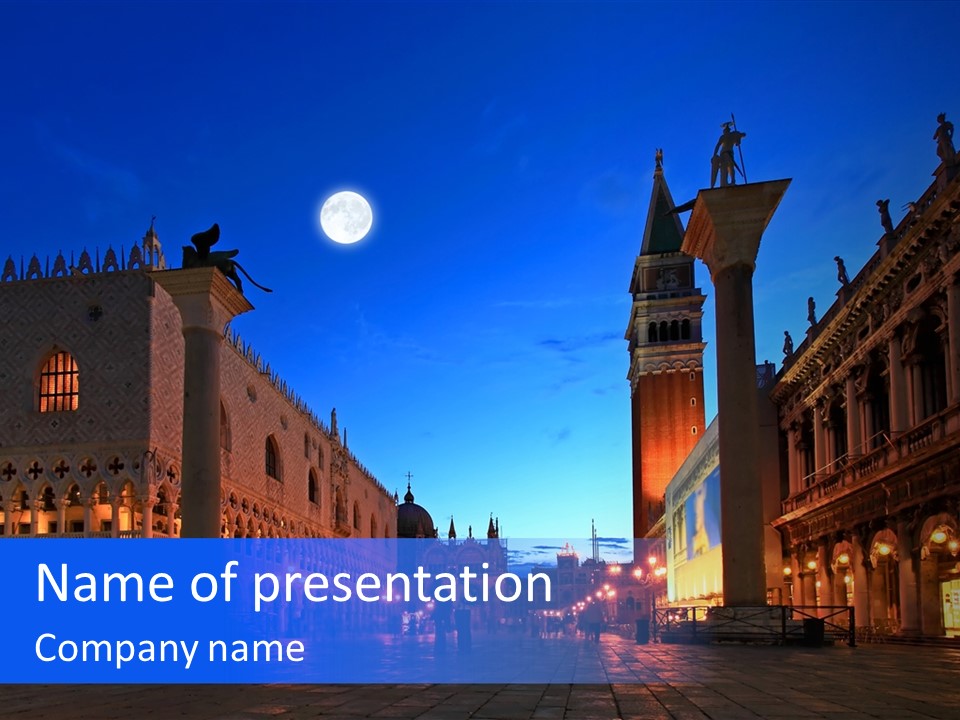 Full Twilight Old PowerPoint Template