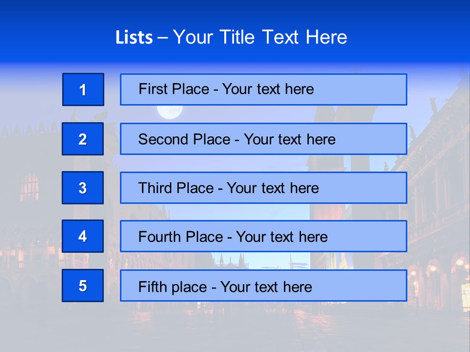 Full Twilight Old PowerPoint Template