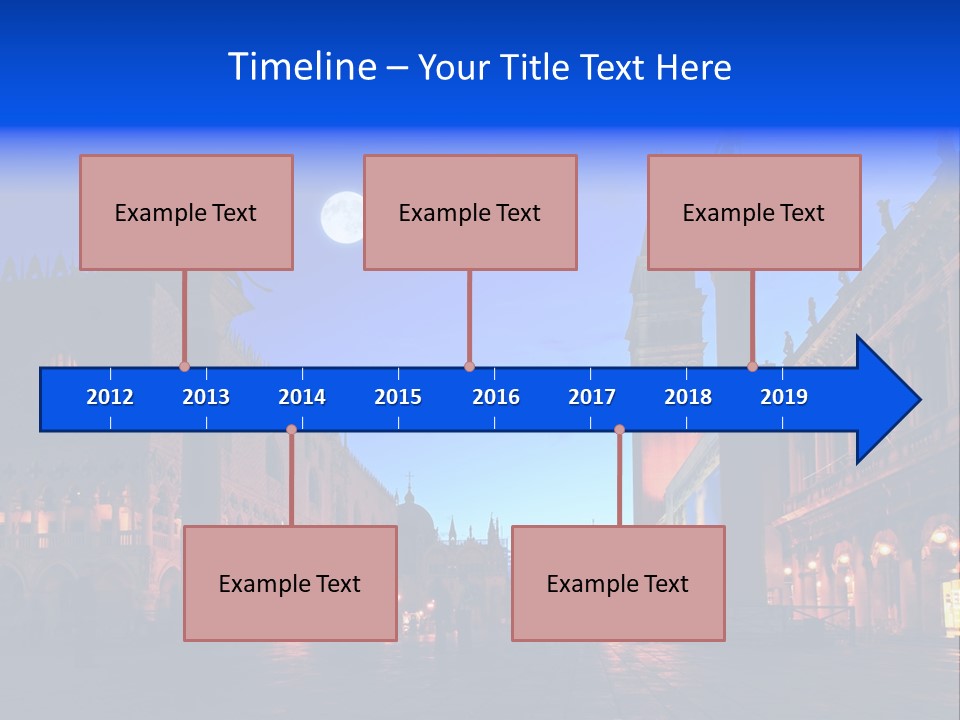 Full Twilight Old PowerPoint Template