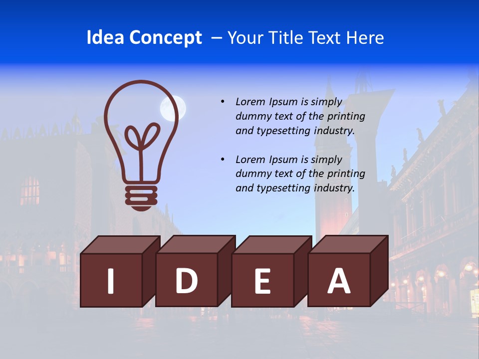Full Twilight Old PowerPoint Template