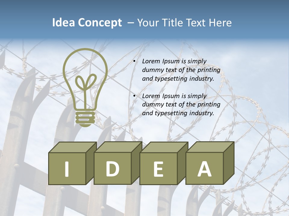 Element Design Protect PowerPoint Template