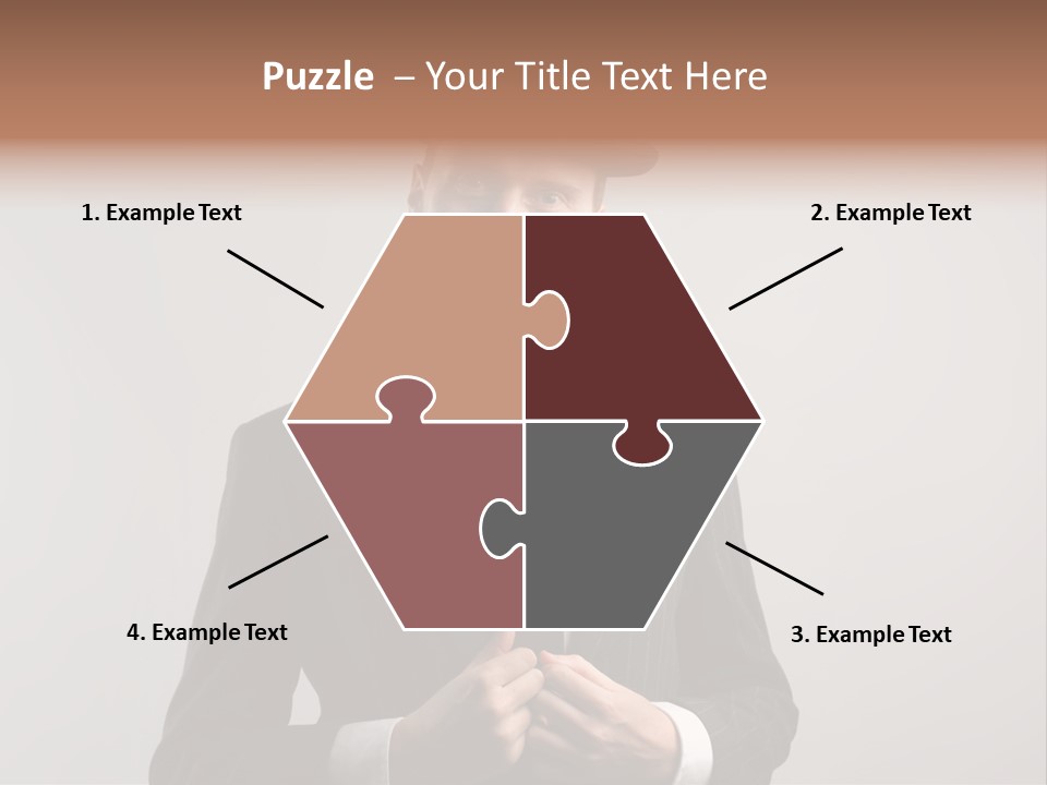 Adult Beard Classic PowerPoint Template