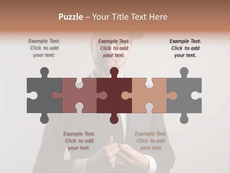 Adult Beard Classic PowerPoint Template