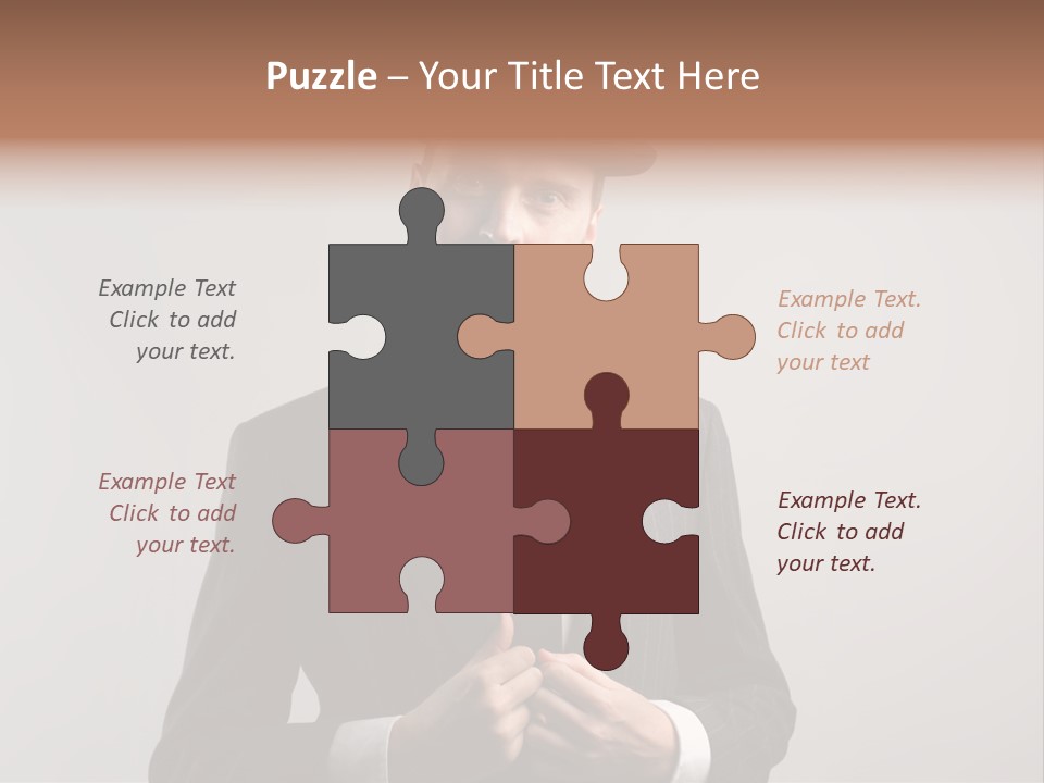 Adult Beard Classic PowerPoint Template