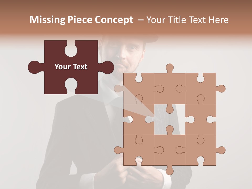 Adult Beard Classic PowerPoint Template