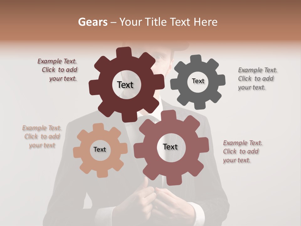 Adult Beard Classic PowerPoint Template