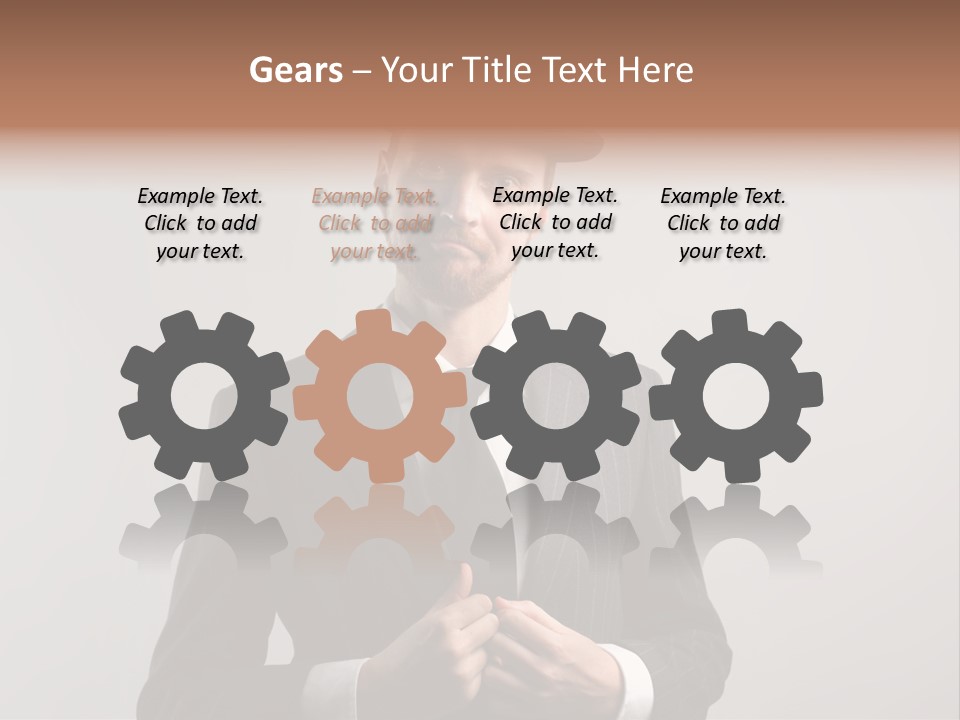 Adult Beard Classic PowerPoint Template