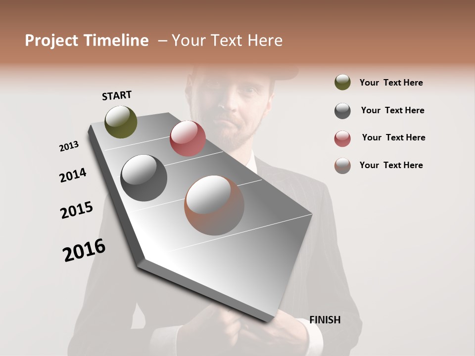 Adult Beard Classic PowerPoint Template