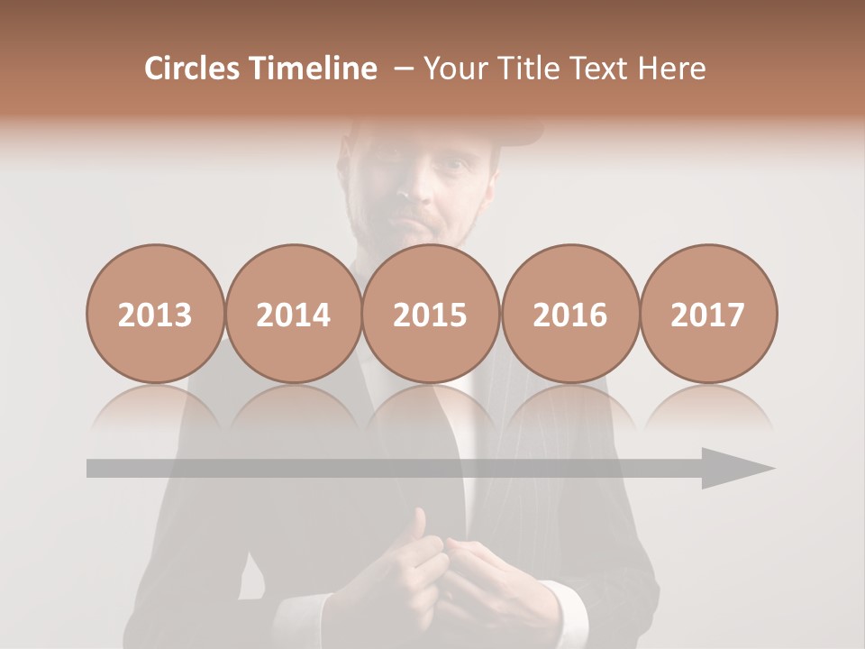 Adult Beard Classic PowerPoint Template