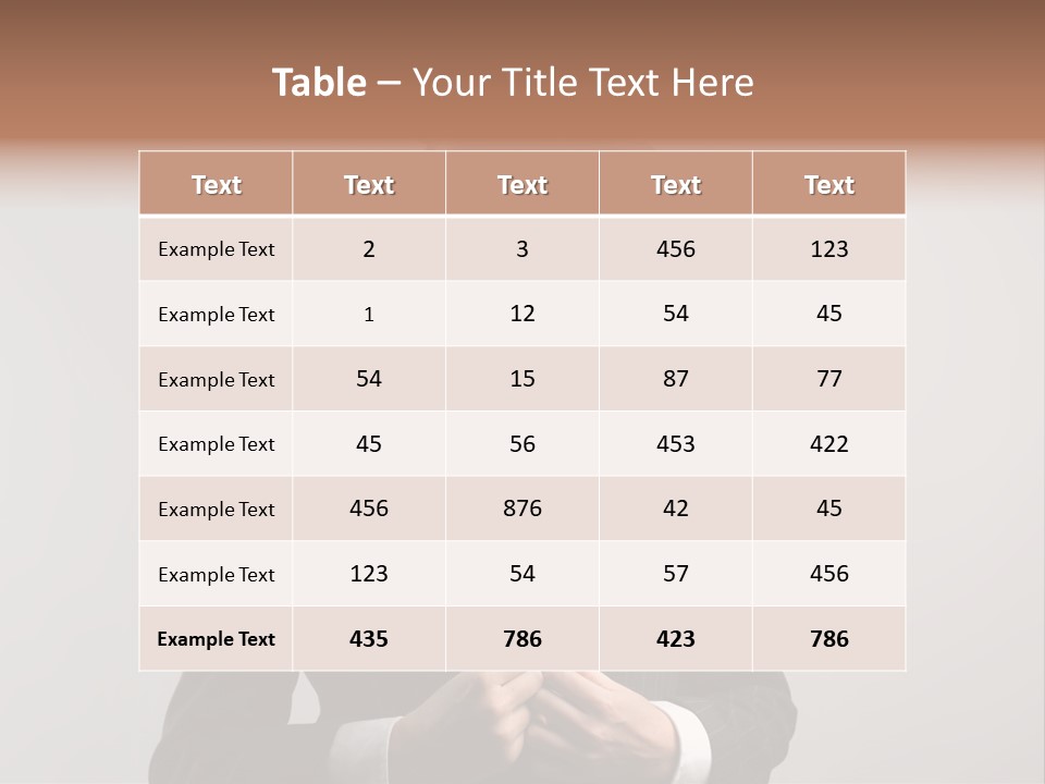 Adult Beard Classic PowerPoint Template
