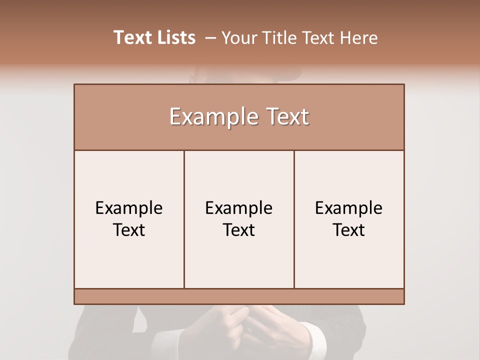 Adult Beard Classic PowerPoint Template