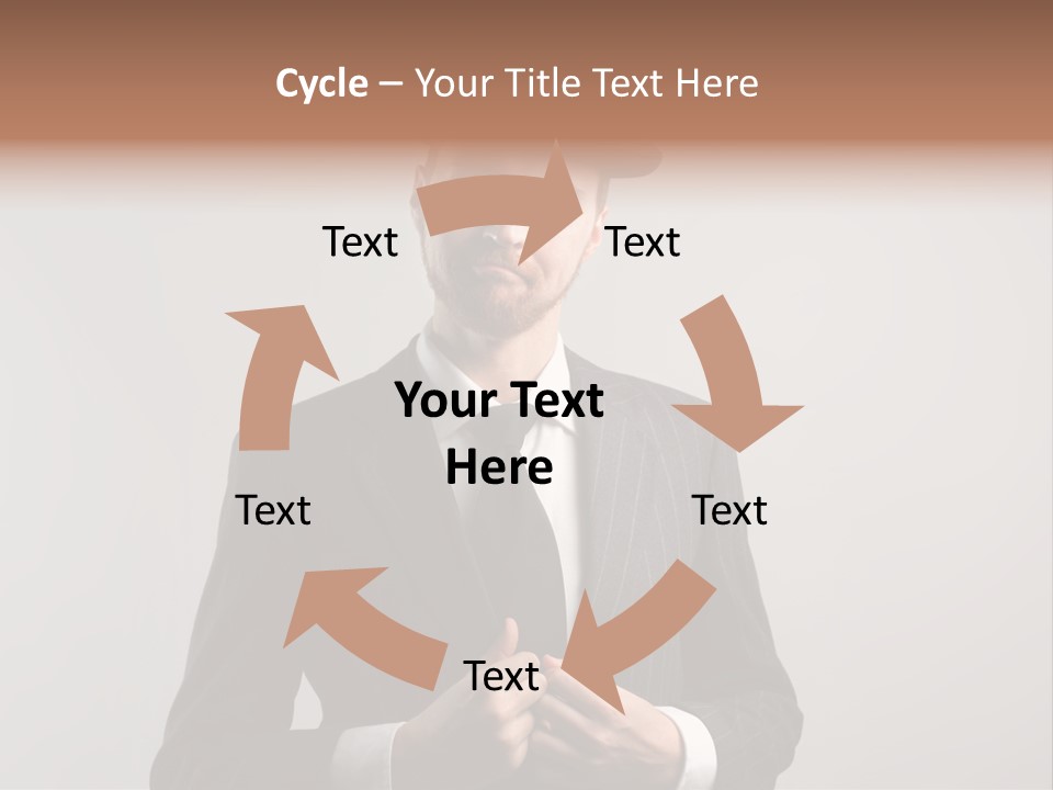 Adult Beard Classic PowerPoint Template