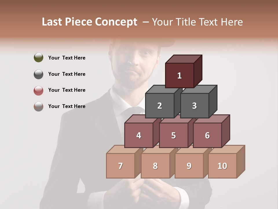 Adult Beard Classic PowerPoint Template