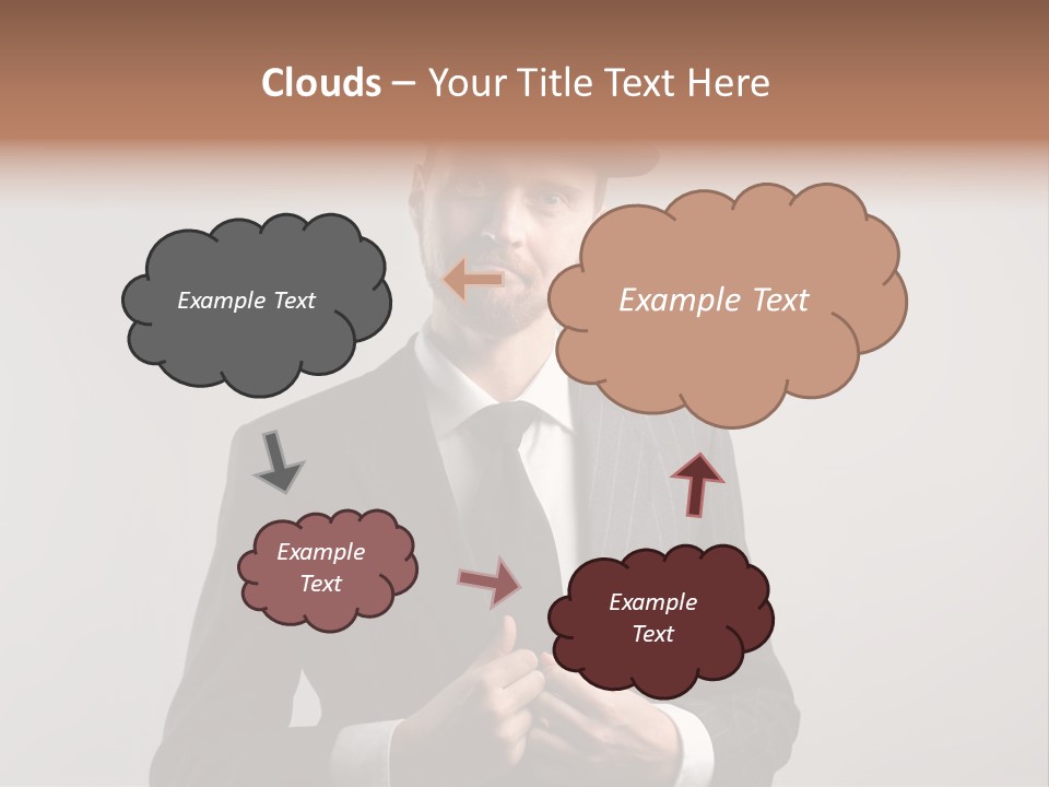 Adult Beard Classic PowerPoint Template