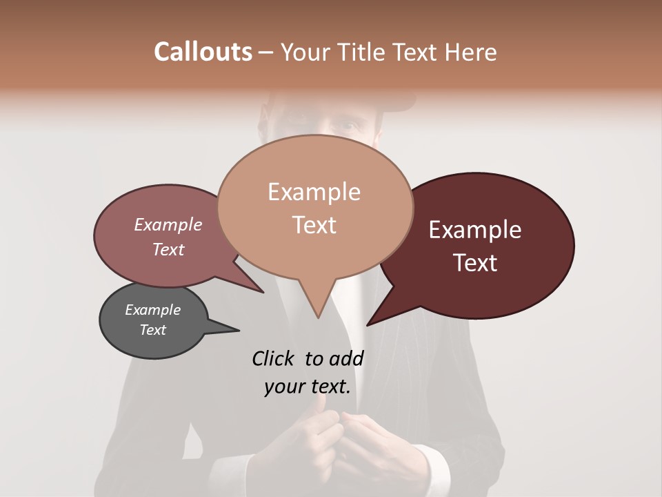 Adult Beard Classic PowerPoint Template