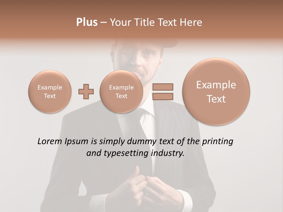 Adult Beard Classic PowerPoint Template