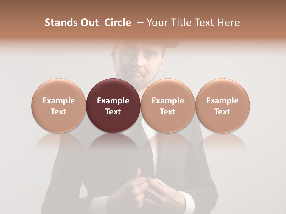 Adult Beard Classic PowerPoint Template