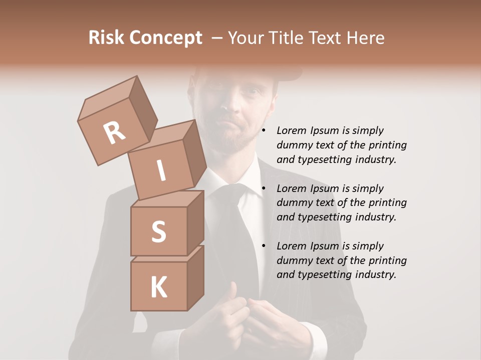 Adult Beard Classic PowerPoint Template