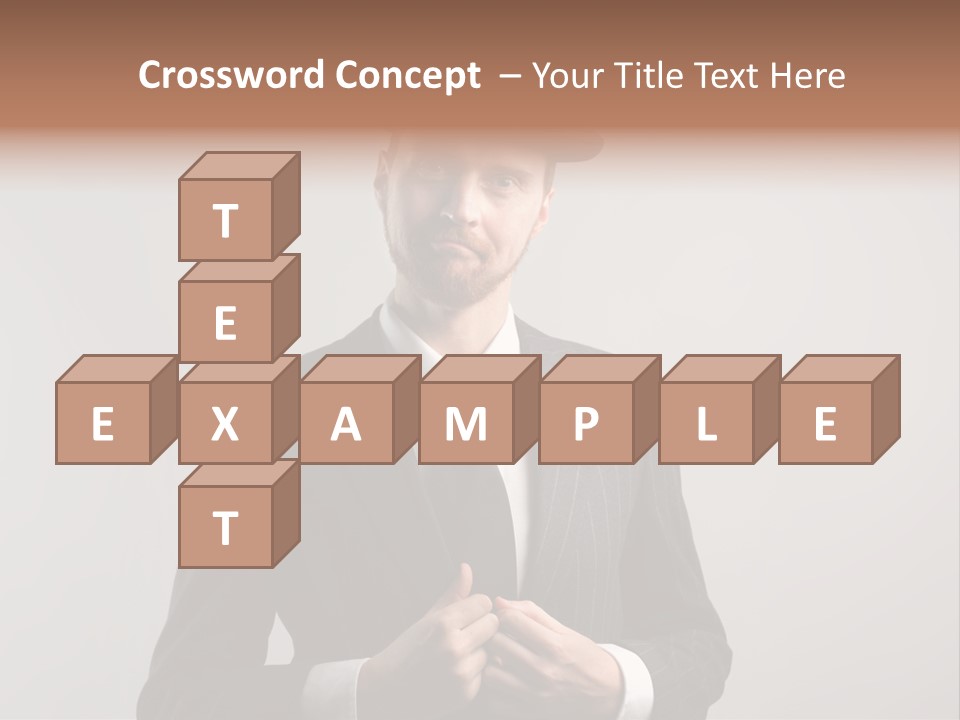 Adult Beard Classic PowerPoint Template