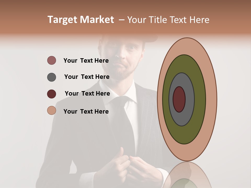 Adult Beard Classic PowerPoint Template