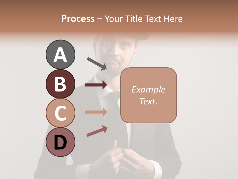 Adult Beard Classic PowerPoint Template