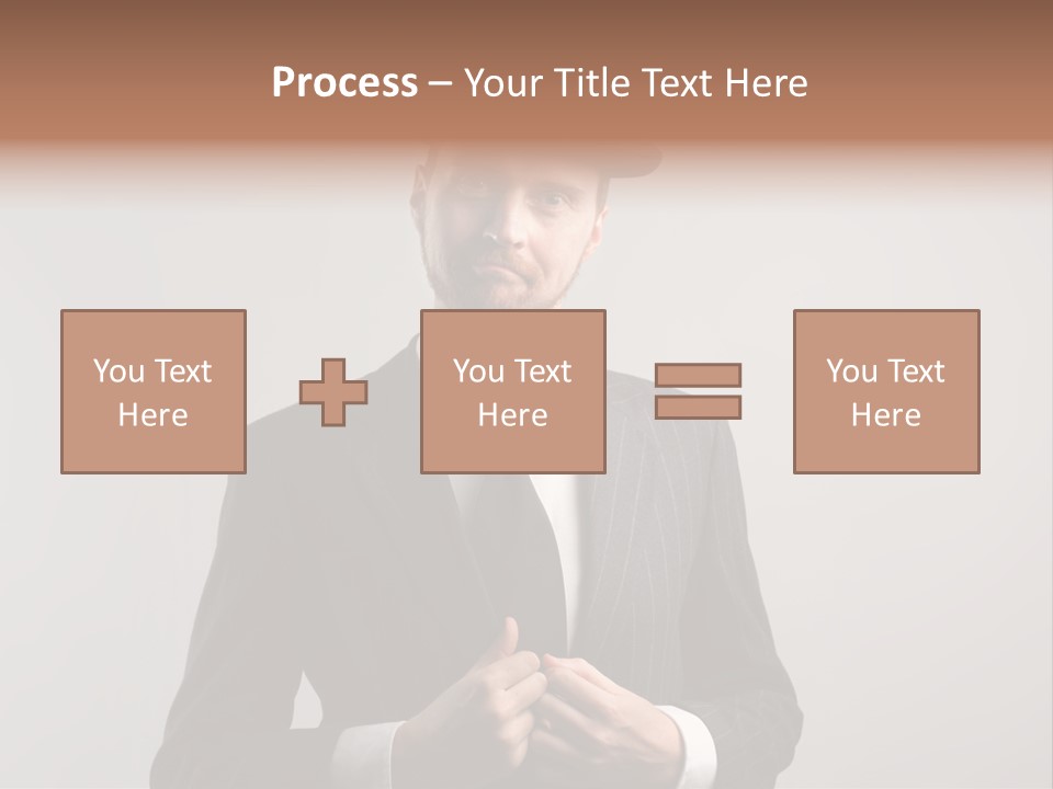 Adult Beard Classic PowerPoint Template