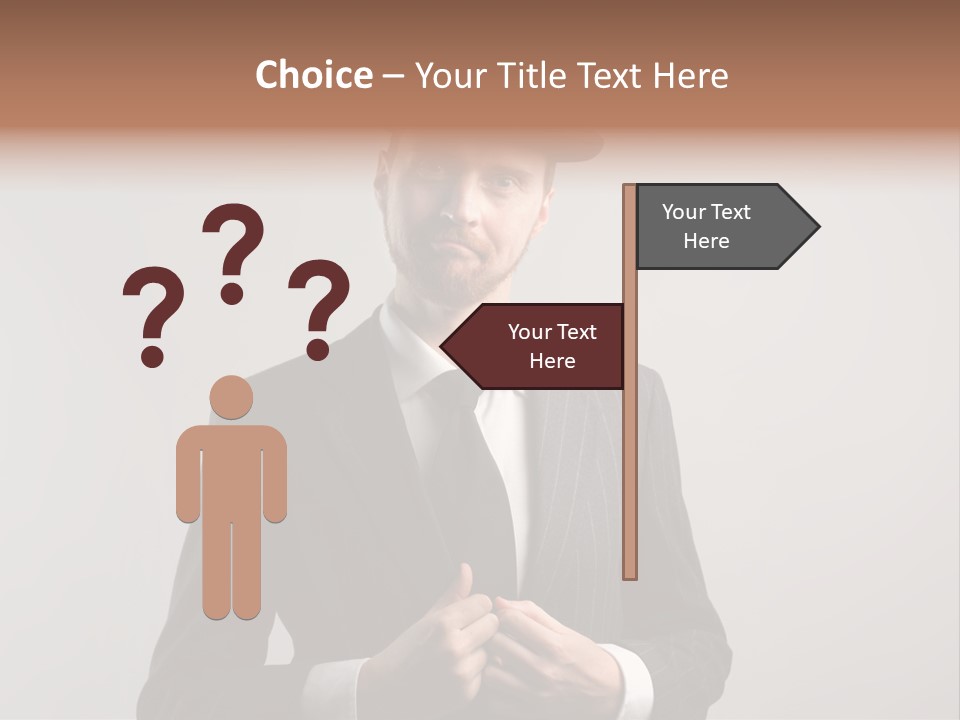 Adult Beard Classic PowerPoint Template