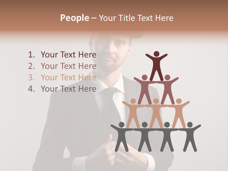 Adult Beard Classic PowerPoint Template