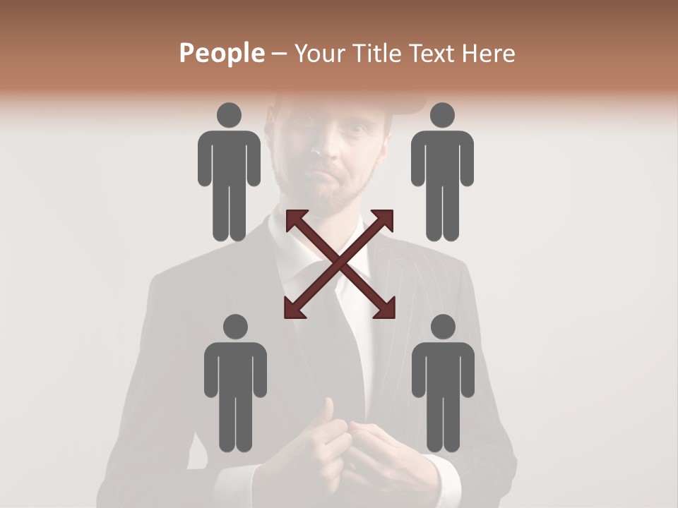 Adult Beard Classic PowerPoint Template