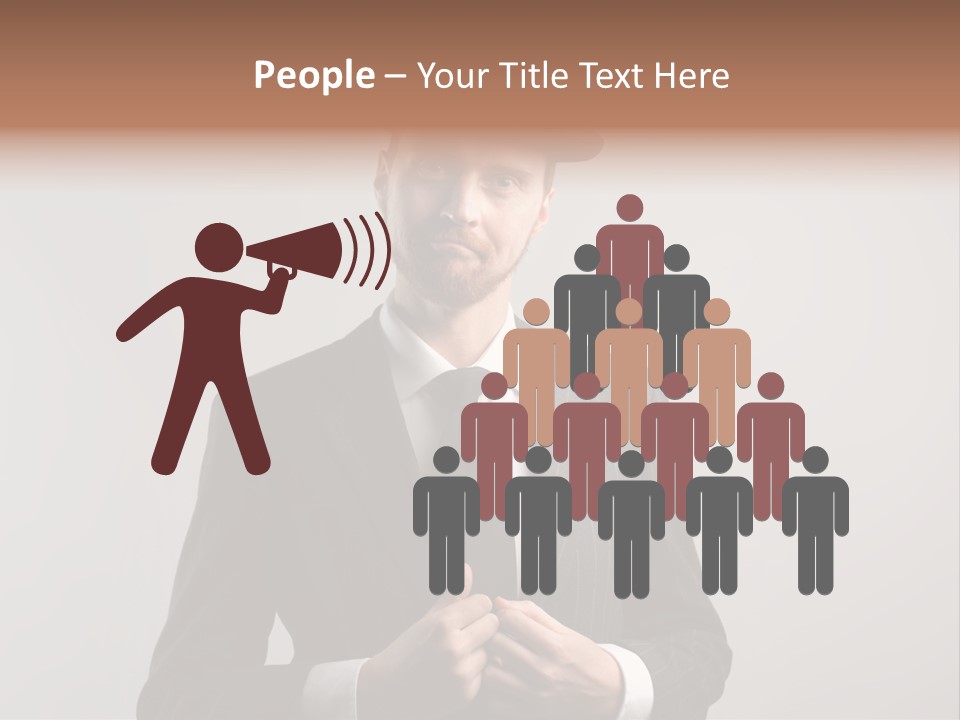 Adult Beard Classic PowerPoint Template