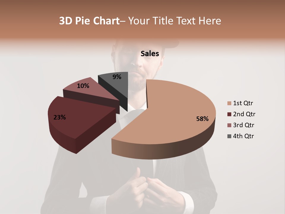 Adult Beard Classic PowerPoint Template