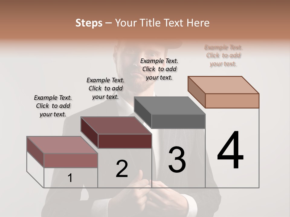Adult Beard Classic PowerPoint Template